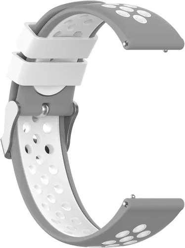 Vista 3 de FitTurn Bandas de liberación rápida con agujero transpirable de 0.787 in compatibles con Garmin Approach S40/Forerunner 245 645 165 TenColors