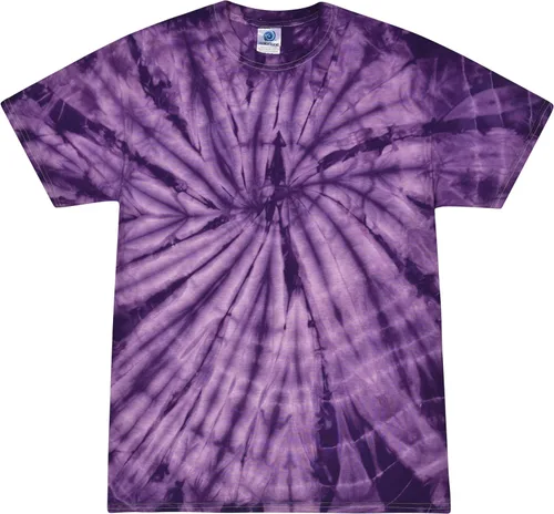 Vista 19 de Colortone Camisetas de teñido anudado de araña para hombres y mujeres, camisetas unisex de manga corta con teñido anudado para adultos Blaze