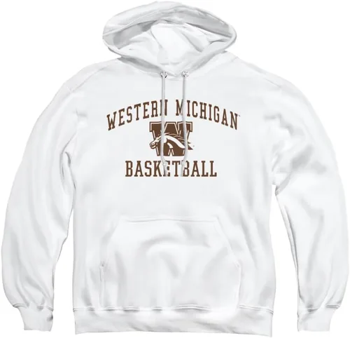 Vista 5 de Western Michigan University Sudadera con capucha oficial de baloncesto unisex para adultos