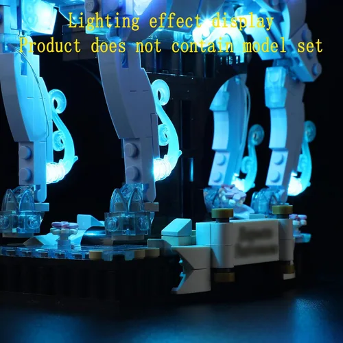 Vista 7 de GEAMENT Kit de luces LED compatible con Lego Expecto Patronum - para el juego de modelos 76414 (juego de modelos no incluido)