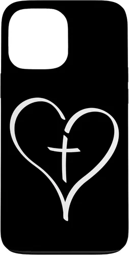 Vista 24 de Blessed Christian Heart Jesus Cross Christian Catholics Cute Case for iPhone 16