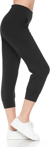 Vista 2 de Leggings Depot ActiveFlex Jogger - Pantalones de yoga para mujer con bolsillos Negro