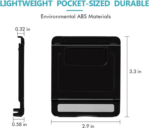 Vista 2 de COOLOO Soporte para teléfono celular, paquete de 4, soporte para tableta multiángulo, soporte universal para teléfono para escritorio, teléfono