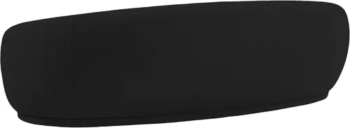 Vista 5 de Meridian Furniture 693Black-S Hyde Collection Modern Sofá tapizado de tela Boucle contemporáneo, negro, 89.5 pulgadas de ancho x 38 pulgadas