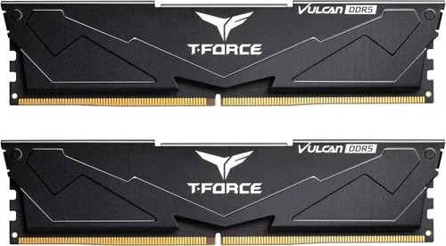 Vista 15 de TEAMGROUP T-Force Vulcan DDR5 16GB (2x8GB) 5200MHz (PC5-41600) CL40 Intel XMP 3.0 y AMD Expo Compatible Módulo de Memoria de Escritorio Ram Negro