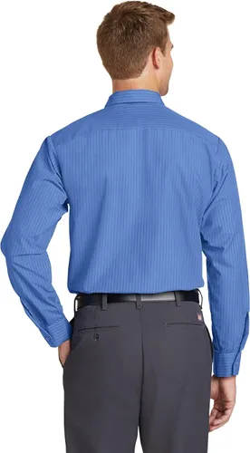 Vista 2 de Red Kap RK Industrial Stripe Seven Button Camisa de trabajo para hombre