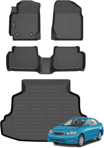 Vista 92 de Alfombrillas para Honda CRV 2002-2006, forros para todo tipo de clima, ajuste personalizado, accesorios duraderos para Honda CRV 2002-2006