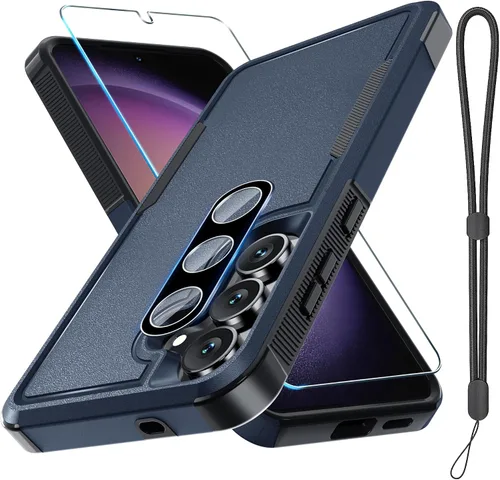 Vista 33 de Funda para Samsung Galaxy S24 FE, Cuerpo Completo Resistente de Servicio Pesado Robusta a Prueba de Golpes Funda Protectora para Teléfono con Correa