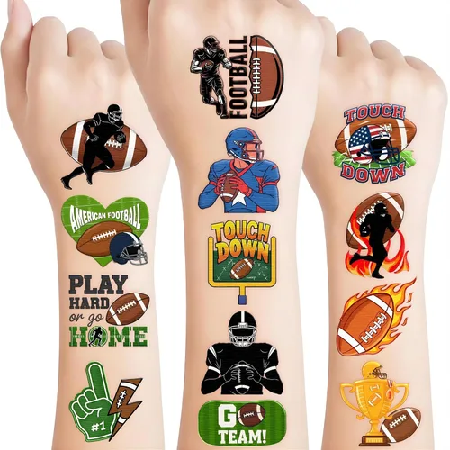 Vista 10 de 96 calcomanías de tatuajes temporales de béisbol, regalos de fiesta de cumpleaños de béisbol, decoración de fiesta de cumpleaños temática deportiva