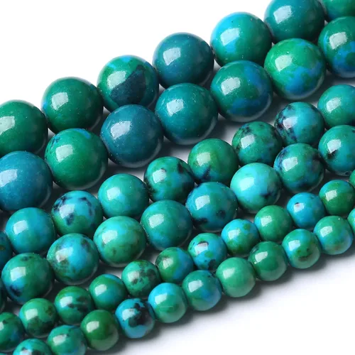 Vista 47 de 90 PIEZAS 4MM Cuentas de Piedra Sangrienta Africana Cuentas de Piedras Preciosas Naturales Redondas para Hacer Joyas DIY Piedra de Energía