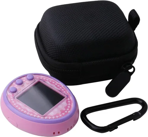 Vista 5 de Estuche de transporte de almacenamiento duro para Tamagotchi On Interactive Pet Game (negro)