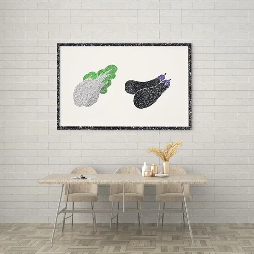 Vista 7 de MECCANIXITY Calcomanías de diamantes de imitación, 9.45 x 63 pulgadas, calcomanías de decoración de resina autoadhesivas y brillantes, color negro