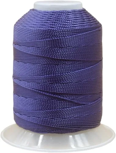 Vista 10 de Cuerda de seda torcida de poliéster de 0.039 in, 240 yardas, hilo de 3 capas para manualidades, macramé, colgantes, joyas, pulseras de la amistad