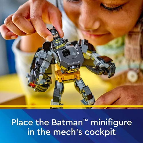 Vista 3 de LEGO DC Batman: Batman Mech Armor Super Hero Toy, figura de acción