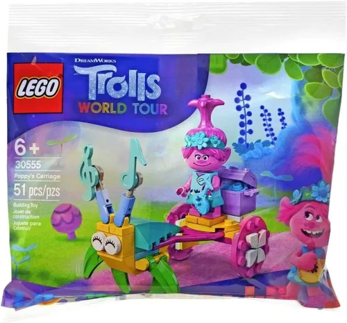 Vista 2 de Lego 30555 Trolls World Tour Techno Poppy's Carriage Nuevo sellado