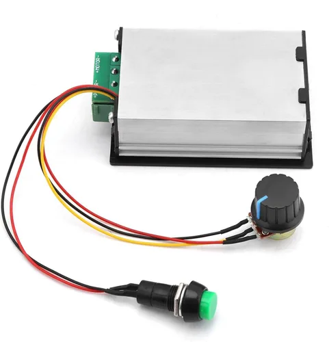 Vista 7 de 6-60V 30A PWM DC Motor Controlador de velocidad Regulador digital Pantalla de interruptor de velocidad variable Control LED Placa de circuito