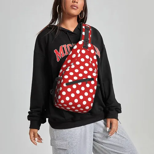 Vista 7 de Famame Mochila bandolera para el pecho, bolsa de hombro, gimnasio, ciclismo, viajes, senderismo, mochila para hombres y mujeres, MultiColor37