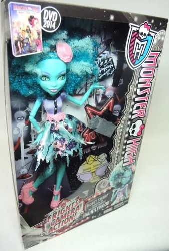 Vista 9 de Mattel Monster High Frights, Camera, Action! Muñeca Belle Honey Swamp