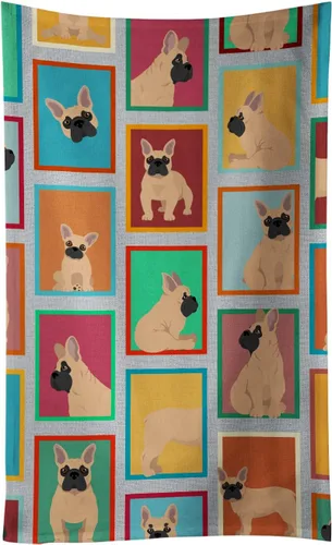 Vista 27 de Caroline's Treasures MLM1160KTWL - Lots of Red Siberian Husky - Toalla de cocina para invitados, toalla de baño decorativa para cara, té, paño