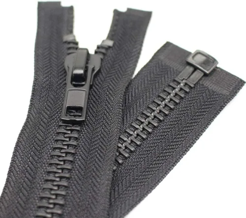 Vista 3 de YaHoGa # 10 8 pulgadas negro níquel separación chaqueta cremallera para coser (8")