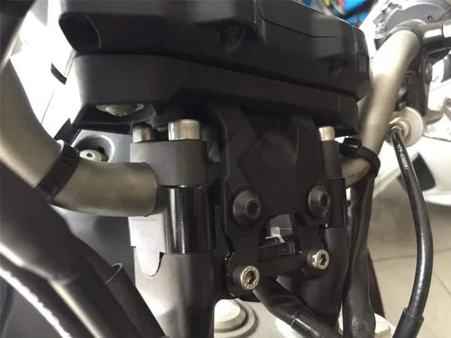 Vista 3 de XKMT-Compatible con MT07 TRACER 700 2014 2015 2016 2017 Elevador de manillar de 0.984 in [B07L1B6CM2]