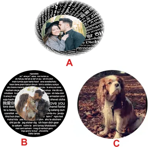 Vista 7 de Collar de foto personalizado, collar de proyección de fotos personalizada, collar de imagen, regalo de joyería con foto personalizada para mujeres