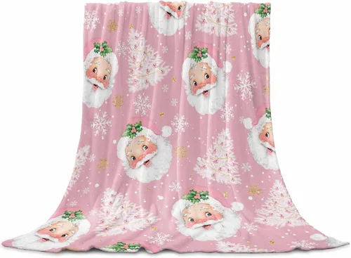Vista 49 de Mantas de Tiro de Muñeco de Nieve de Navidad, Manta de Vellón Suave de Vacaciones de Invierno Decorativa para Hogar Sofá Sillón Silla Sala de Estar