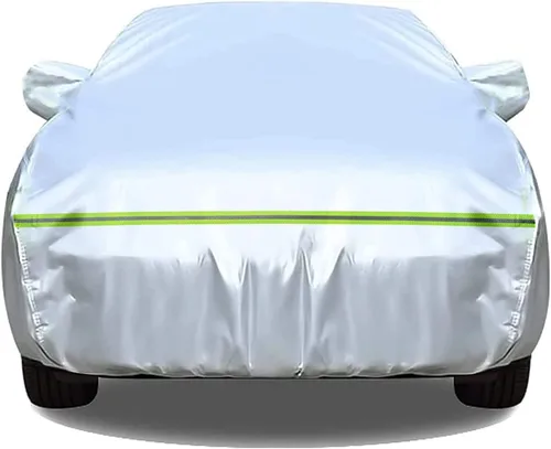 Vista 8 de Funda de coche compatible con Dacia Duster Logan Mcv Sandero Protección para todo tipo de clima, cubierta impermeable al viento, a prueba de polvo