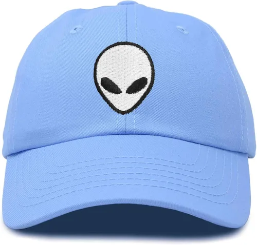Vista 30 de DALIX Gorra de béisbol Alien Head para hombre y mujer Beige