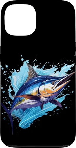 Vista 7 de Funda para iPhone 12 Pro Max con peces marinos para amantes de los pescadores y Marlin