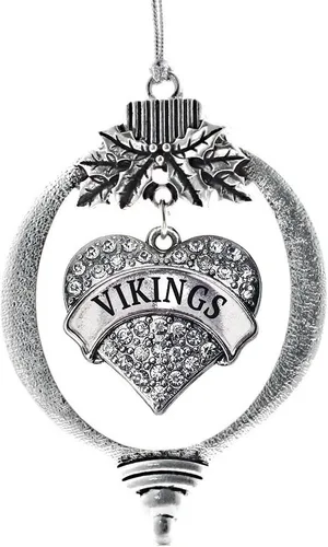 Vista 119 de Inspired Silver - Adorno con dije de hermana gemela - Adornos navideños de plata con circonitas cúbicas