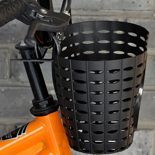 Vista 4 de Boys Bike Basket, Cute Bicycle Basket for Kids, Toddlers, Plastic Front Handlebar Basket for Scooter, Tricycle