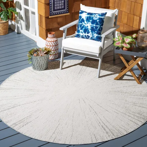 Vista 37 de Safavieh Courtyard Collection CY8893 - Alfombra decorativa para interiores y exteriores, no desprende pelusa, fácil de limpiar, 2 x 3 pies 7 beige