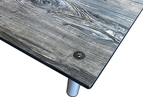 Vista 2 de Foreman® Cama elevada para perro impermeable para interiores y exteriores con un cojín lavable resistente a los rayos UV, color gris XS