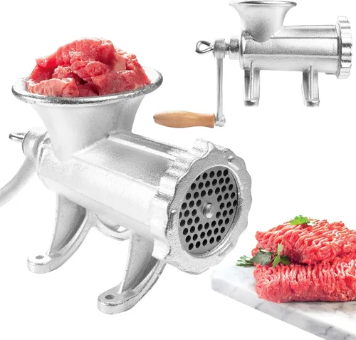 Vista 7 de CucinaPro máquina de picar carne para instalar en la mesa., Plateado