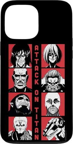 Vista 24 de Attack on Titan Funda Titan Lineup de temporada 4 para iPhone 17