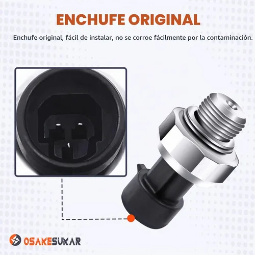 Vista 3 de Sensor de presión de aceite de motor compatible con Chevy Silverado 1500 2500 3500 2003-2008, Suburban, Yukon, Avalanche, Impala, Tahoe, GMC
