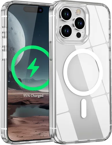 Vista 12 de Funda magnética para iPhone 12 Pro Max, compatible con MagSafe, [protección contra caídas de grado militar] TPU suave y transparente para iPhone 12