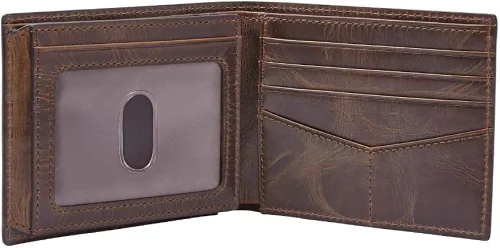 Vista 6 de Fossil Coachman - Reloj casual de cuarzo de acero inoxidable y cuero para hombre Casual