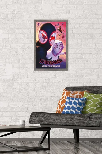 Vista 2 de Trends International Marvel Spider-Man: Across The Spider-Verse - Póster de pared de una hoja, 22.4 pulgadas de largo x 14.7 pulgadas de ancho