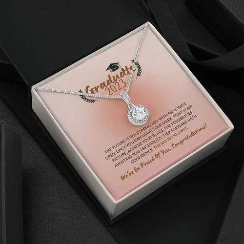 Vista 3 de Vitalicio Graduation Necklace For Her 2023 - Graduation Necklace 2019 For Women, Cadenas De Plata 925 Para Mujer, Regalos Para Graduacion 2023