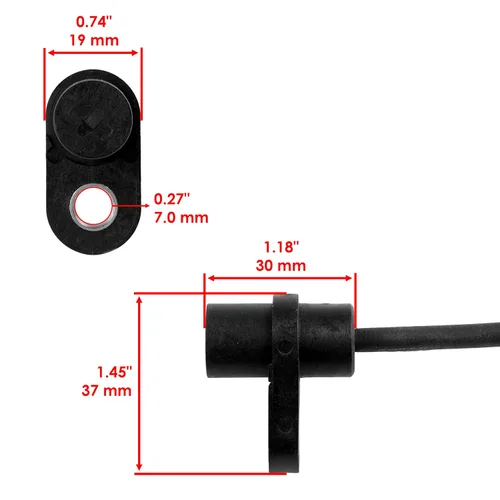 Vista 2 de Caltric Velocímetro de velocidad Sensor de efecto infierno compatible con Polaris Sportsman 700 2002-2006