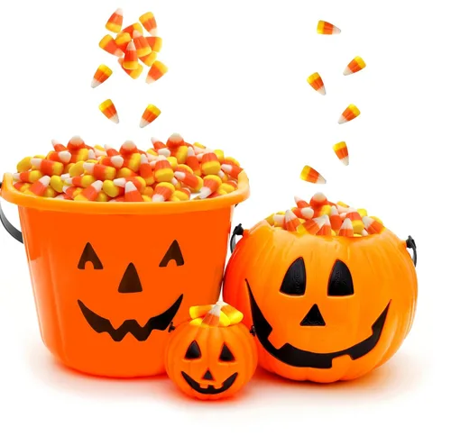 Vista 4 de Fruidles Dulces de maíz de Halloween, aperitivos divertidos y festivos, certificado Kosher, sin nueces, sin lácteos, caja (1 libra)