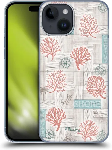 Vista 14 de Head Case Designs Officially Licensed Paul Brent Agate Mermaid Coastal Hard Back Case Compatible with Apple iPhone 15