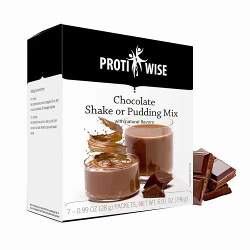 Vista 7 de ProtiWise Batido y pudín alto en proteínas 0.55 onzas de proteína, baja en grasa, baja en calorías, baja en azúcar Dieta KETO sin gluten