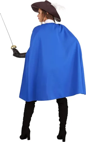 Vista 3 de Fun Costumes - Disfraz de mosquetero para mujer, traje sexy de mosquetero, talla M