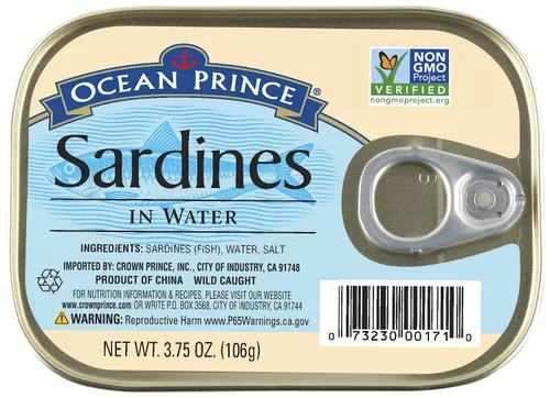 Vista 6 de Ocean Prince Sardinas in Louisiana Salsa picante, latas de 3.75 onzas (paquete de 12)