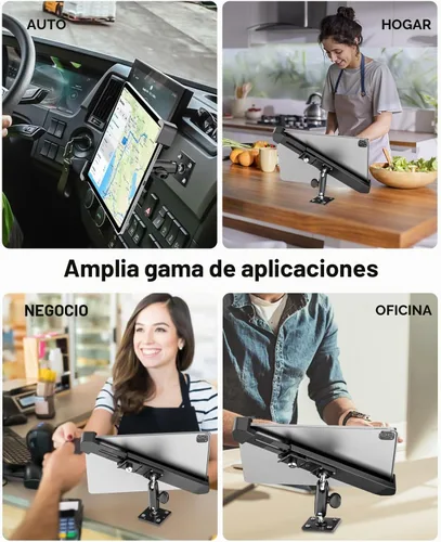 Vista 7 de Soporte de la tableta del coche de la seguridad, antirrobo resistente