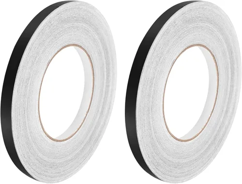 Vista 10 de uxcell 2 calcomanías autoadhesivas de papel de aluminio de 0.2 pulgadas x 164 pies para decoración de huecos, tira de cinta adhesiva impermeable
