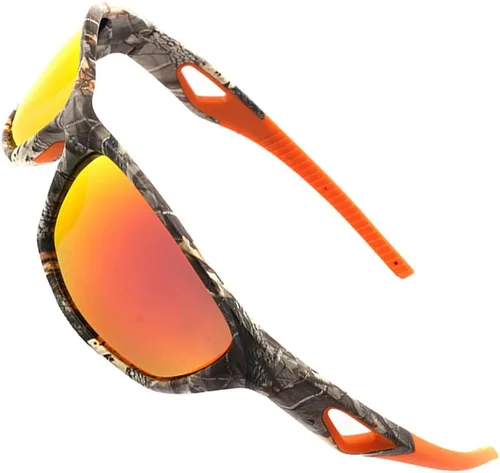 Vista 11 de Lentes de sol Tr90 polarizados para deportes al aire libre, marco de camuflaje para hombres y mujeres, ideales para conducir, pescar, cazar, reducir
